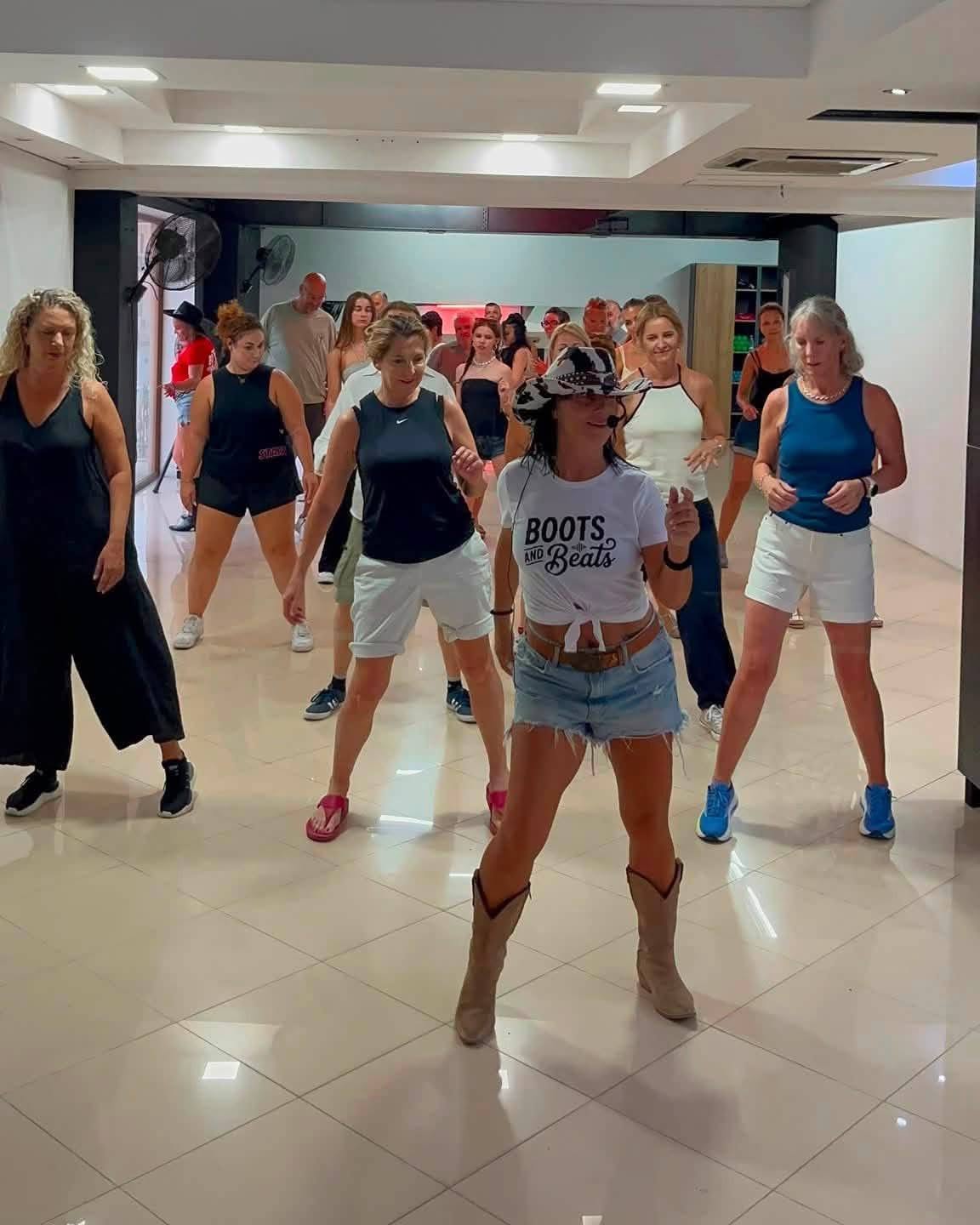 Boots & Beats line dance at Vybe Studios